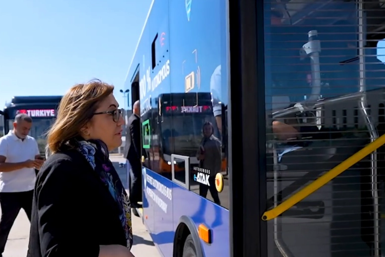 Gaziantep’te toplu taşımada elektrikli otobüs dönemi başlıyor