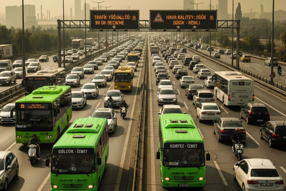 Kocaeli'de araç sayısı nüfusu solladı!